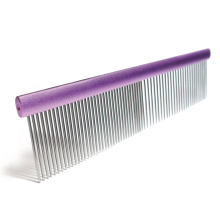 Oval Spine - Round Oval Aluminum Finishing Spine Pet Cat Hair Grooming Lightweight Comb